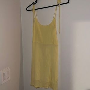 LA HEARTS YELLOW BABY DRESS